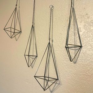 Set of 4 - Hanging air plant holders